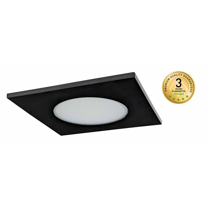 LED Luminária encastrada para casa de banho BONO LED/5W/230V 3000K IP65 preta