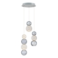 LED Luminária pendente CREMONA LED/17W/230V 3000K cromado fosco