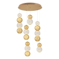 LED Lustre suspensa CREMONA LED/34W/230V 3000K dourada