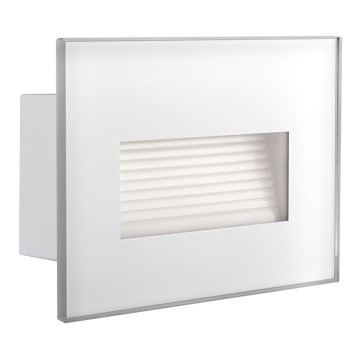 LED Luz embutida GLASI LED/3W/230V 3000K IP44 branco