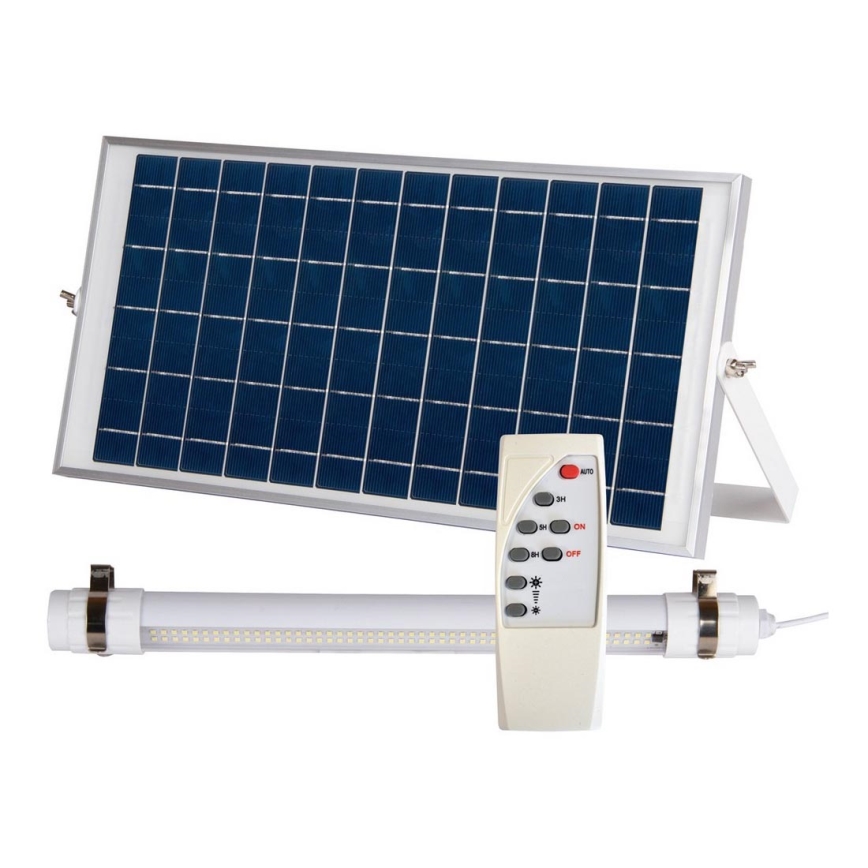LED Regulação exterior tubo com sensor e Painel solar JIMMY 40W/5000 mAh 3,7V 6000K IP65 + controlo remoto