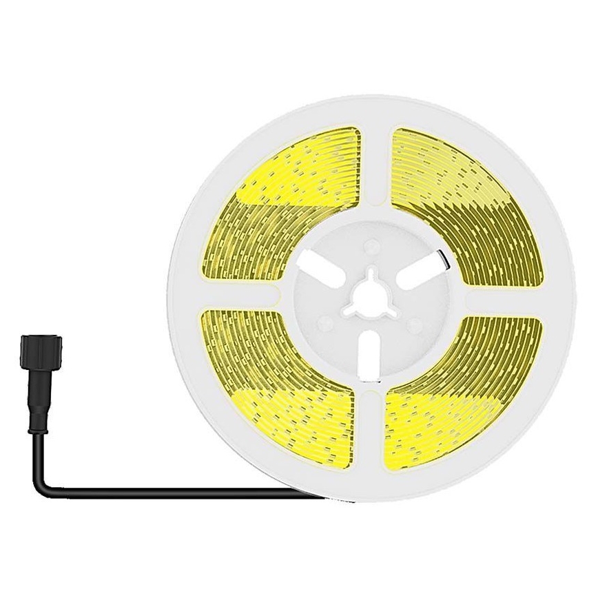 LED Regulação solar tira LED/1,2W/3,7V 4000K IP67 5m + controlo remoto