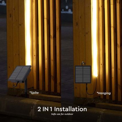 LED Regulação solar tira LED/1,2W/3,7V 4000K IP67 5m + controlo remoto