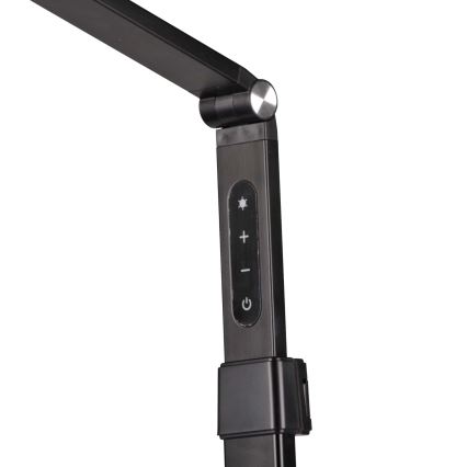 LED Regulação táctil candeeiro de chão FERRARA LED/13W/230V 3000/4000/6000K preto