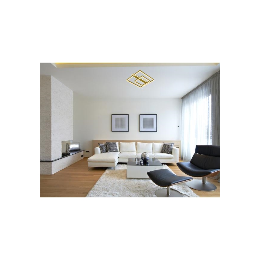 LED regulável candeeiro de teto LED/95W/230V 3000-6500K + comando remoto