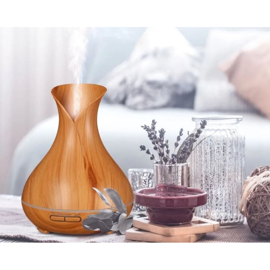 LED RGB Humidificador e ionizador de ar 400 ml