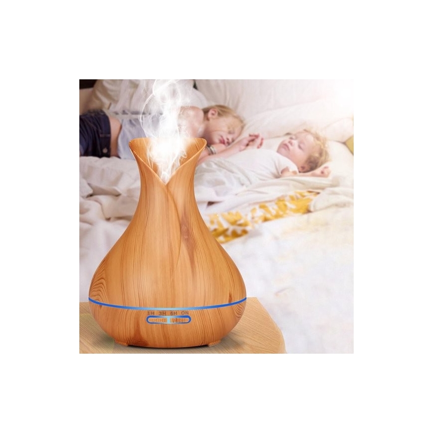 LED RGB Humidificador e ionizador de ar 400 ml