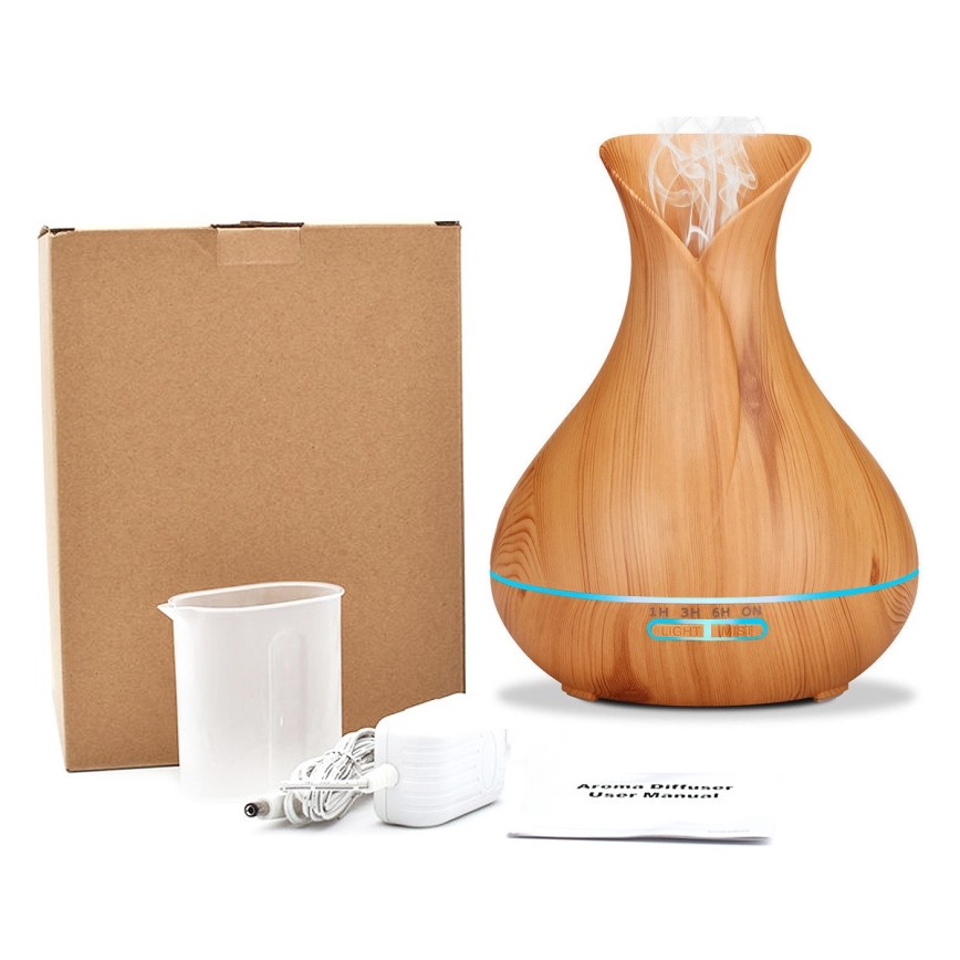 LED RGB Humidificador e ionizador de ar 400 ml
