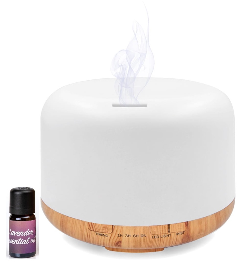 LED RGB Humidificador e ionizador de ar 500 ml
