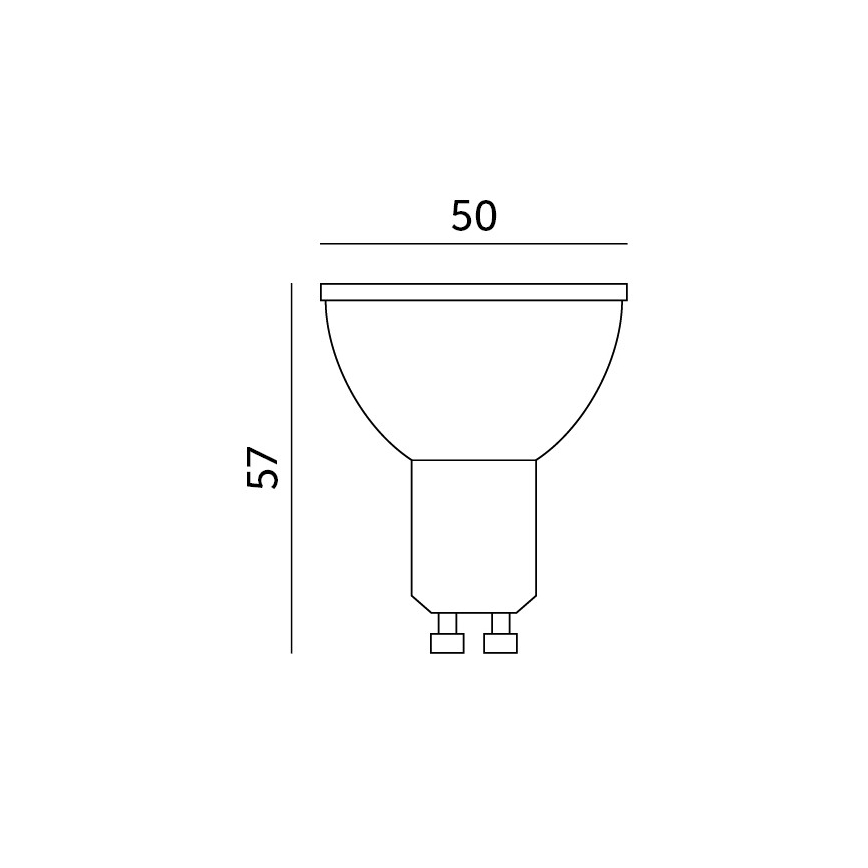 LED RGB Lâmpada inteligente regulável GU10/5W/230V 2700-6500K Wi-Fi Tuya
