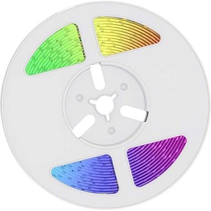 LED RGB Regulação solar tira LED/1,2W/3,7V IP67 5m + controlo remoto