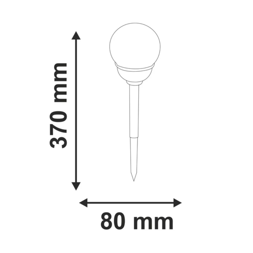 LED RGB Solar Iluminação 0.04W/1.2V IP44