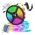 LED RGB Tira com regulação 5m LED/12W/12/230V IP44 + comando