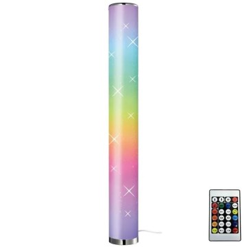 LED RGBW Candeeiro de chão com regulação LED/12W/230V + controlo remoto