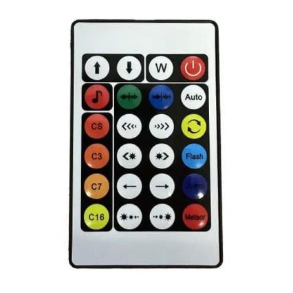 LED RGBW Candeeiro de chão com regulação LED/12W/230V + controlo remoto