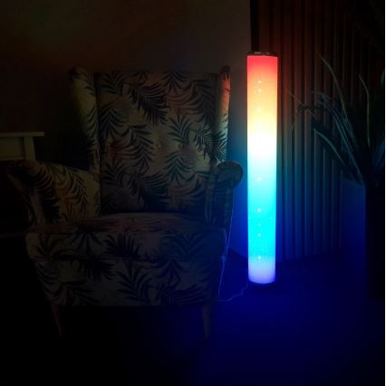 LED RGBW Candeeiro de chão com regulação STELLA LED/12W/230V + comando
