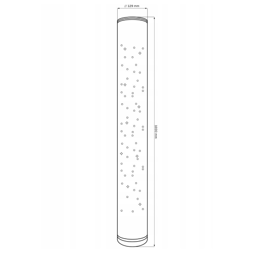 LED RGBW Candeeiro de chão com regulação STELLA LED/12W/230V + comando