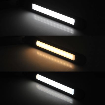 LED RGBW Candeeiro de mesa táctil com regulação NEPTUN LED/7W/230V preto