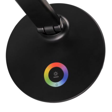 LED RGBW Candeeiro de mesa táctil com regulação NEPTUN LED/7W/230V preto