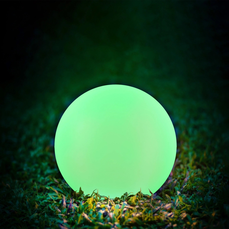 LED RGBW Candeeiro solar BALL LED/3,2V diâmetro 20 cm IP65 + comando