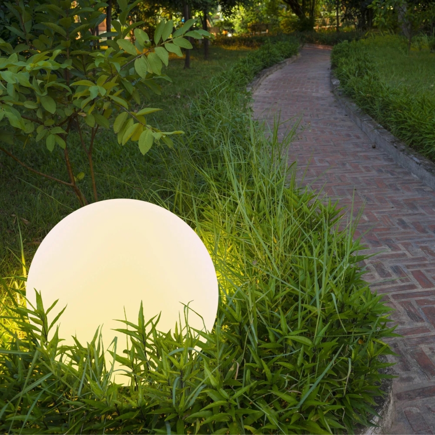 LED RGBW Candeeiro solar BALL LED/3,2V diâmetro 20 cm IP65 + comando