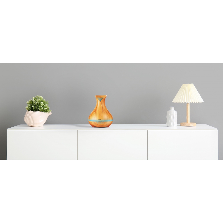 LED RGBW Difusor de aromas e humidificador de ar LED/230V 500 ml Wi-Fi + controlo remoto