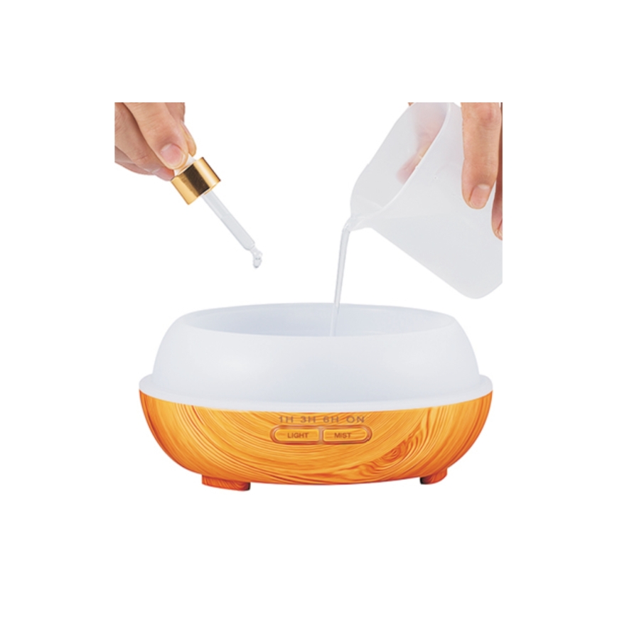 LED RGBW Difusor de aromas e humidificador de ar LED/230V 500 ml Wi-Fi + controlo remoto