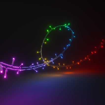 Nanoleaf - LED RGBW Exterior Corrente de Natal ESSENTIALS 250xLED 2x10m 2700-6500K Wi-Fi IP44