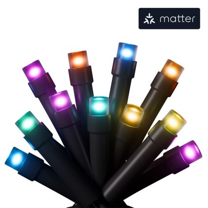 Nanoleaf - LED RGBW Exterior Corrente de Natal ESSENTIALS 250xLED 2x10m 2700-6500K Wi-Fi IP44