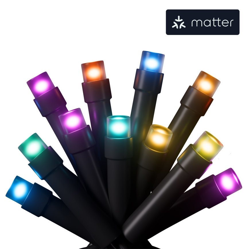 Nanoleaf - LED RGBW Exterior Corrente de Natal ESSENTIALS 250xLED 2x10m 2700-6500K Wi-Fi IP44