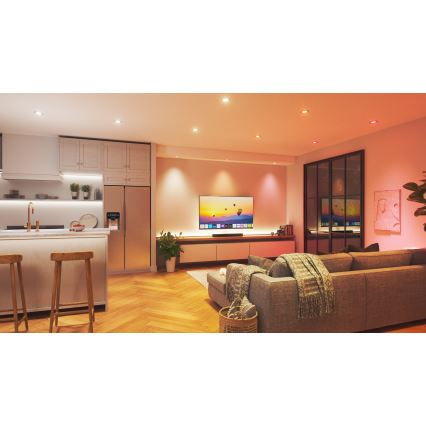 Nanoleaf - LED RGBW Foco de encastrar com regulação ESSENTIALS LED/6W/230V 2700-6500K CRI 90 Wi-Fi