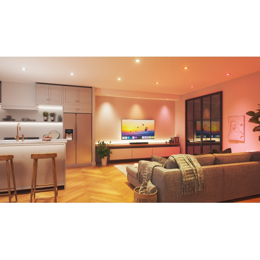Nanoleaf - LED RGBW Foco de encastrar com regulação ESSENTIALS LED/6W/230V 2700-6500K CRI 90 Wi-Fi