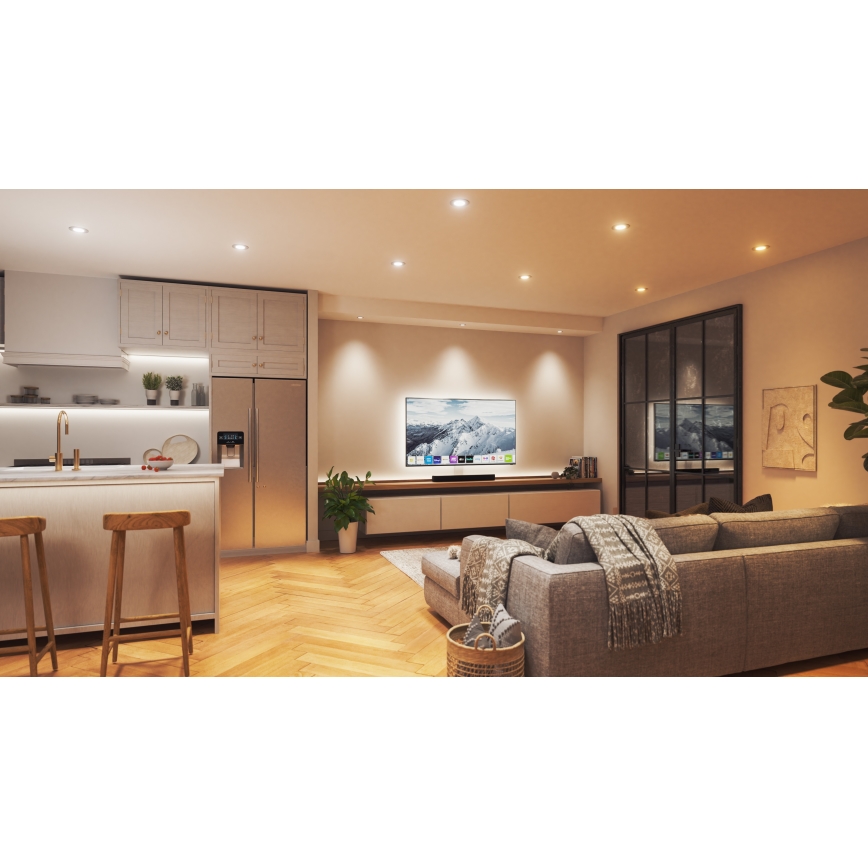 Nanoleaf - LED RGBW Foco de encastrar com regulação ESSENTIALS LED/6W/230V 2700-6500K CRI 90 Wi-Fi