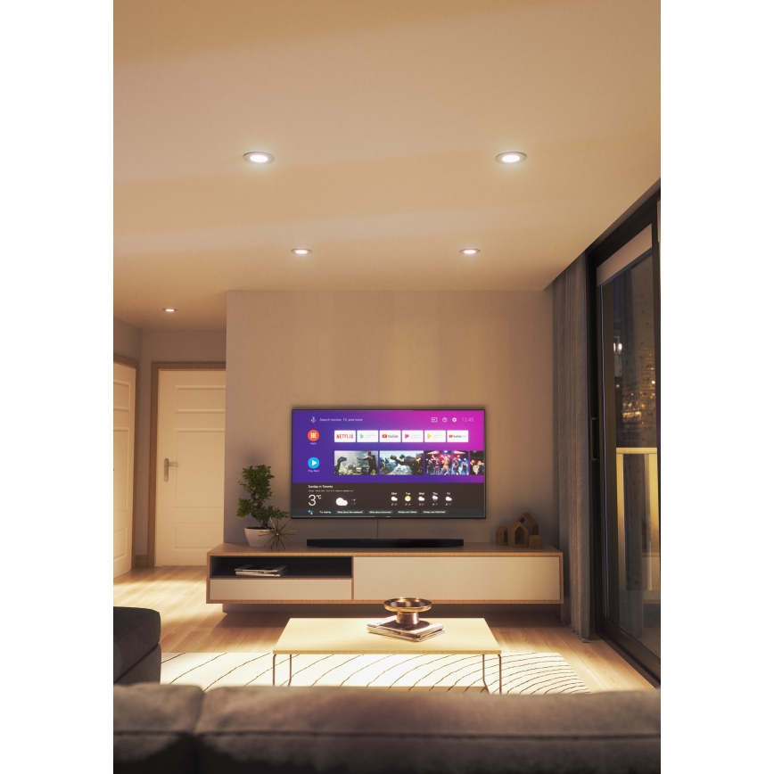 Nanoleaf - LED RGBW Foco de encastrar com regulação ESSENTIALS LED/6W/230V 2700-6500K CRI 90 Wi-Fi
