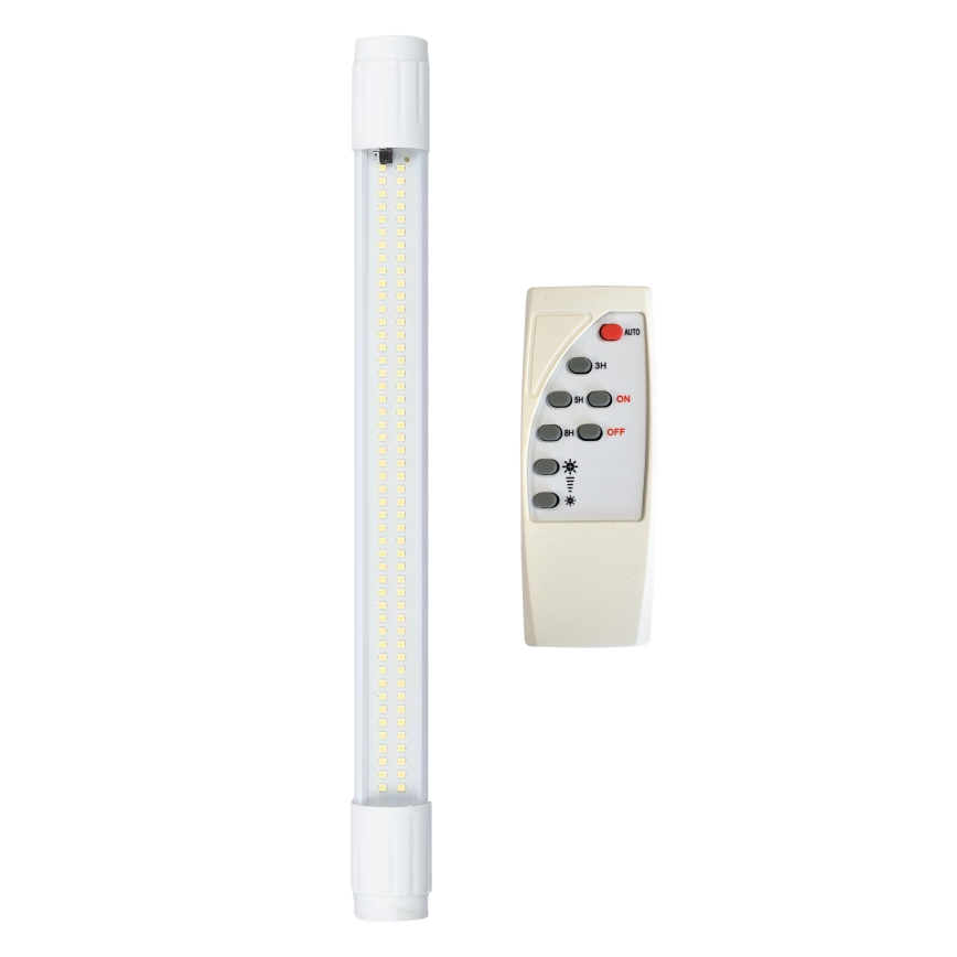 LED Regulação exterior tubo com sensor e Painel solar JIMMY 40W/5000 mAh 3,7V 6000K IP65 + controlo remoto