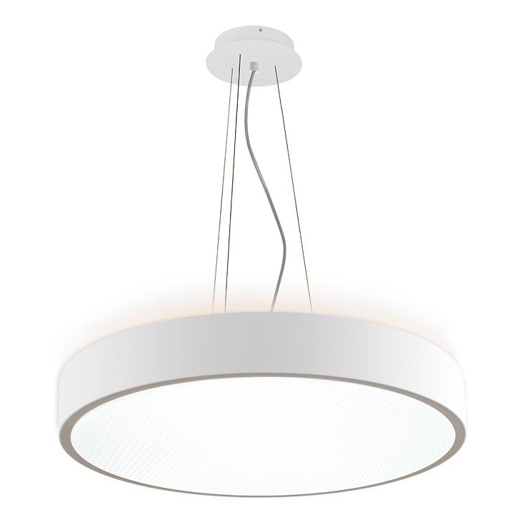 LED2 - Candeeiro suspenso LED ROTO LED/48W/230V 2700K/3300K/4000K IP40 branco diâmetro 40 cm