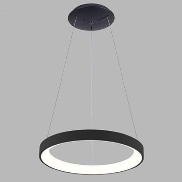 LED2 - Candelabro suspenso LED BELLA SLIM LED/38W/230V 3000/4000K preto