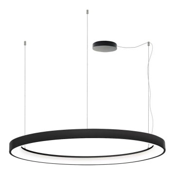 LED2 - Candelabro suspenso LED com regulação BELLA LED/80W/230V 3000K/4000K preto