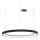 LED2 - Candelabro suspenso LED com regulação BELLA LED/80W/230V 3000K/4000K preto