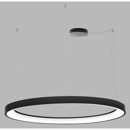 LED2 - Candelabro suspenso LED com regulação BELLA LED/80W/230V 3000K/4000K preto