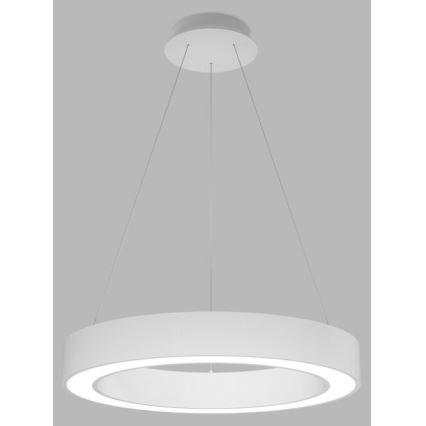 LED2 - Candelabro suspenso LED com regulação SATURN LED/50W/230V 3000K/4000K branco
