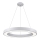 LED2 - Candelabro suspenso LED SATURN LED/80W/230V 3000K diâmetro 80 cm branco