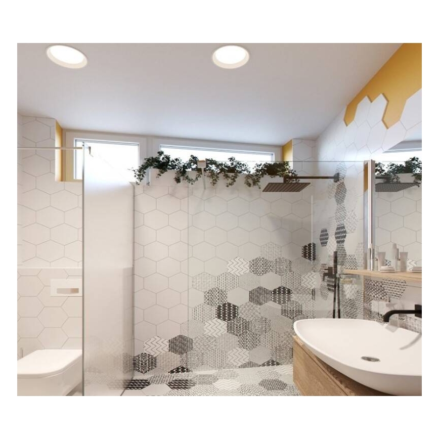 LED2-Foco de encastrar de casa de banho LED com regulação ZETA LED/10W/230V 3000K IP44