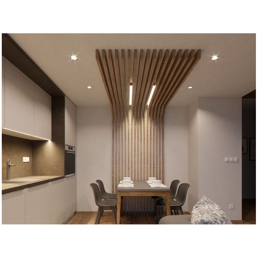 LED2 - Foco embutido LED SPOT LED/9W/230V branco IP44