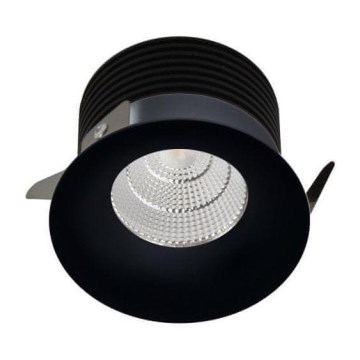 LED2 - Foco embutido LED SPOT LED/9W/230V preto IP44
