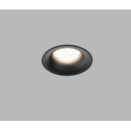 LED2 - Foco embutido LED SPOT LED/9W/230V preto IP44
