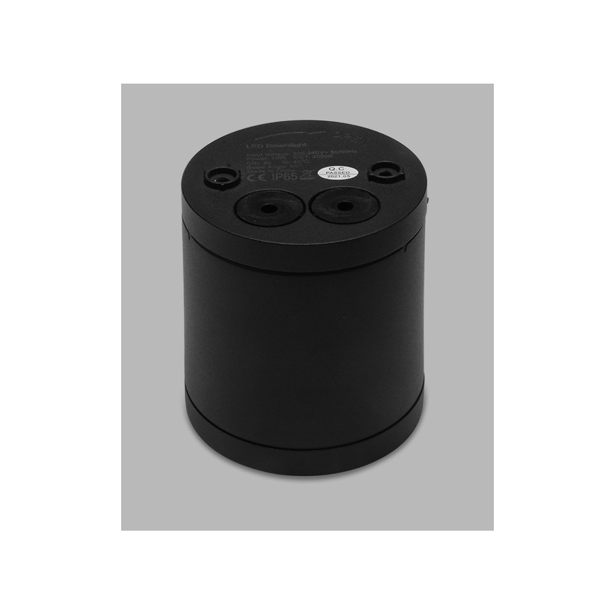 LED2-Foco exterior LED TUBO LED/10W/230V IP65 3000K/4000K/5700K preto