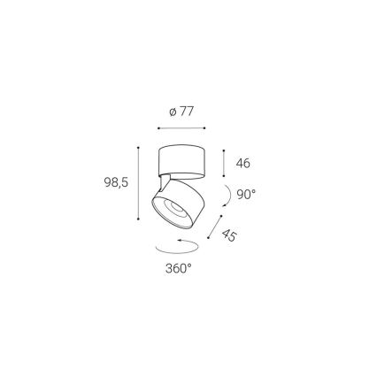 LED2 - Foco LED KLIP ON LED/11W/230V
