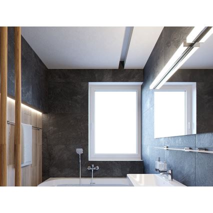 LED2 - Iluminação de parede de casa de banho LED QUADRA LED/12W/230V IP44 3000K/4000K
