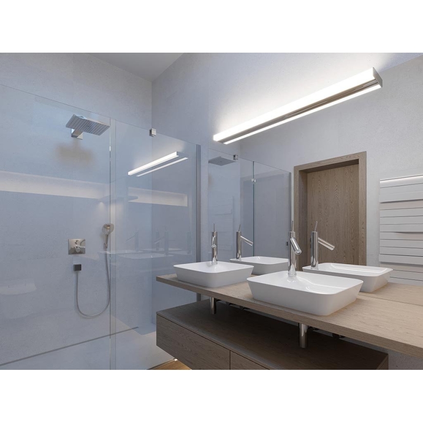 LED2 - Iluminação de parede de casa de banho LED QUADRA LED/12W/230V IP44 3000K/4000K